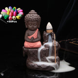50Pc Incense Cones + Burner Creative Home Decor