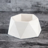 Silicone Concrete Mold Geometric Flower Pot Cement Vase Mould Handmade Multi-flower Planter Garden