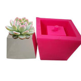 Clay Cement Silicone Mold Creative Geometric Polygonal Concrete Flower Pot Succulent Plants