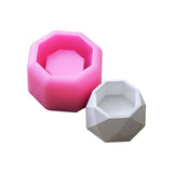 Clay Cement Silicone Mold Creative Geometric Polygonal Concrete Flower Pot Succulent Plants