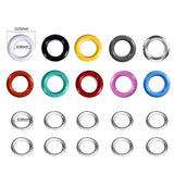 300PCS 5MM Metal Eyelet Buckles + Mounting Tools