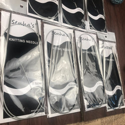 Free Shipping Stainless Steel Circular knitting needles set 7PCS/Set 43.65.80.100.120CM Size 2.0-5.0mm knitting needles Crafts