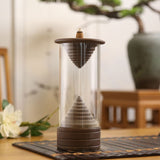 Backflow Incense Burner Ceramic Acrylic Plastic Cup Ceramic Dragon Furnace Aroma Tower Incense Home