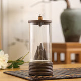 Backflow Incense Burner Ceramic Acrylic Plastic Cup Ceramic Dragon Furnace Aroma Tower Incense Home