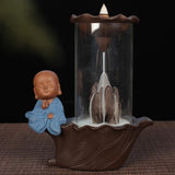 Backflow Incense Burner Ceramic Acrylic Plastic Cup Ceramic Dragon Furnace Aroma Tower Incense Home